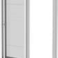 Brisa White Retractable Screen Door for Sliding Door 32"-36" x 78"