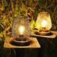 JHY DESIGN 6.7" Battery Powered Outdoor Decorative Table Lamp (Set of 2)