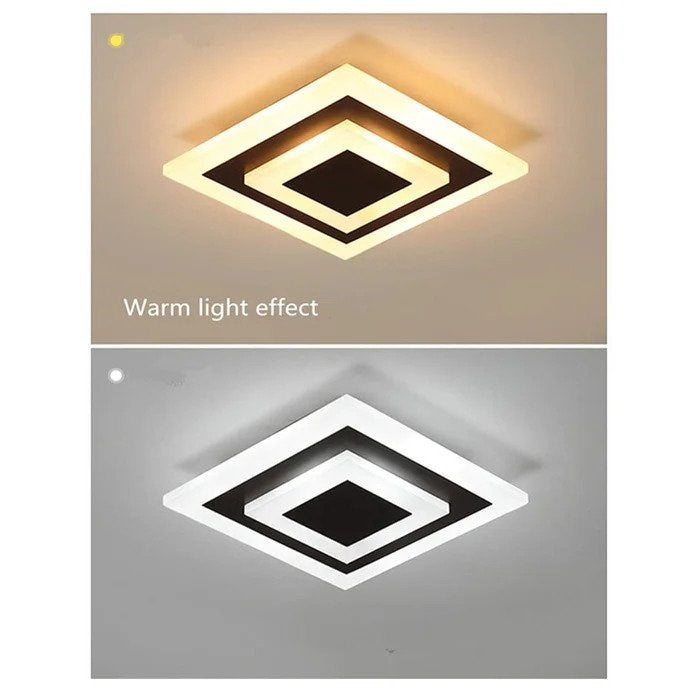 Light 7.87'' Simple Square / Rectangle LED Flush Mount