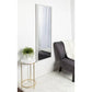 Large Rectangle White Full-Length Contemporary Mirror (48 in. H x 16 in. W)
