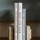 Pepper Marble Bookends