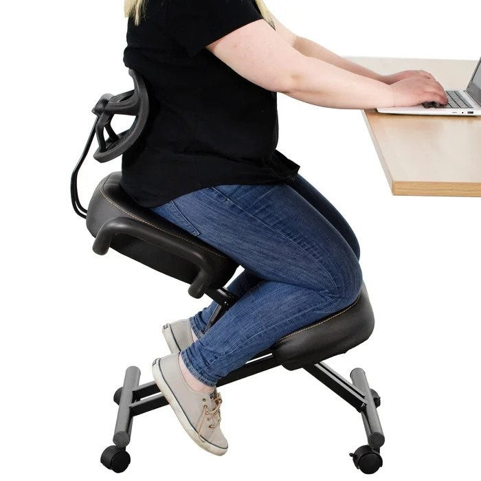 Blaine Ergonomic Kneeling Chair with Back Support
