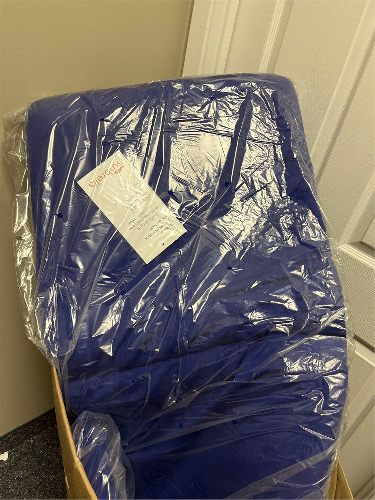 Lisle Joss & Main Outdoor Seat/Back Cushion 22.5'' W x 74'' D (set of 2)