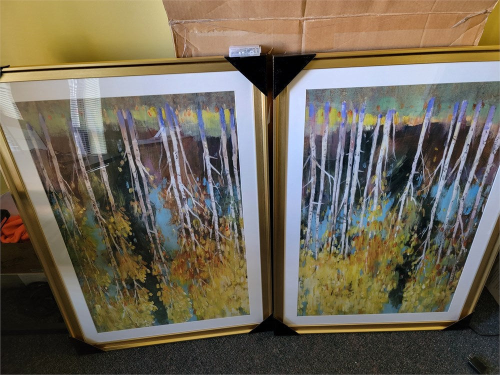 Aspen Grove II - Picture Frame Print (set of 2)