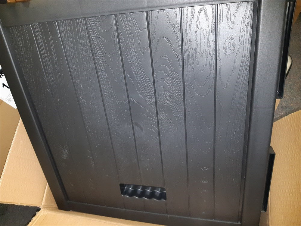 Suncast 50 Gallons Gallon Water Resistant Resin Lockable Deck Box in Peppercorn