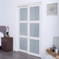 48 in. x 80 in. Tempered Frosted Glass Composite Interior Sliding Door