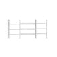 AWG 22-3/4 in. to 36-1/2 in. Adjustable Width 3-Bar Window Guard, White
