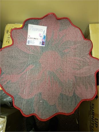 Kunzler Floral Red Area Rug Novelty 2'7"