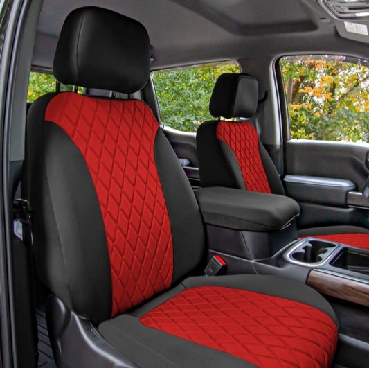 Neoprene Custom Fit Seat Covers for 2019-2022 Chevrolet Silverado 1500 2500HD 35