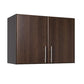 Wood Freestanding Garage Cabinet in Espresso (32 in. W x 65 in. H x 16 in. D)