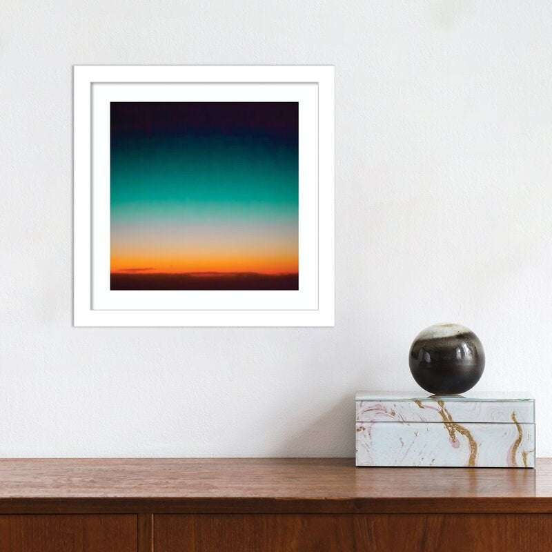 Sunrise Flying by Caroline Mint Framed Wall Art Print 12'' H x 12'' W x 1'' D