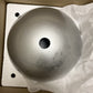 Gray Tempered Glass Handmade Circular Vessel Bathroom Sink