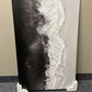 Waves In Black, Gray And White by Maggie Olsen - Graphic Art on Canvas