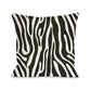 Black White Whinney Animal Print Throw Pillow 20" H x 20" W (1 set)