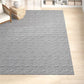 Hand braided wool area rug 8ft.x 10ft