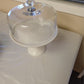 Active Plain & Simple Bakery Cake Plate Stand with Cake Dome