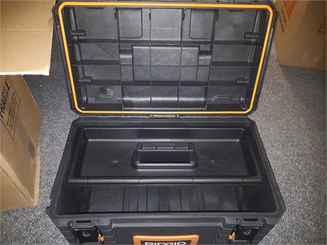 RIDGID Pro 22-inch Tool Box, Black