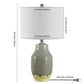 Canizales 26" Gray/Yellow Table Lamp
