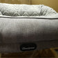 Gray Ultra Plush Quilted Cuddler Bolster 28" x 20"