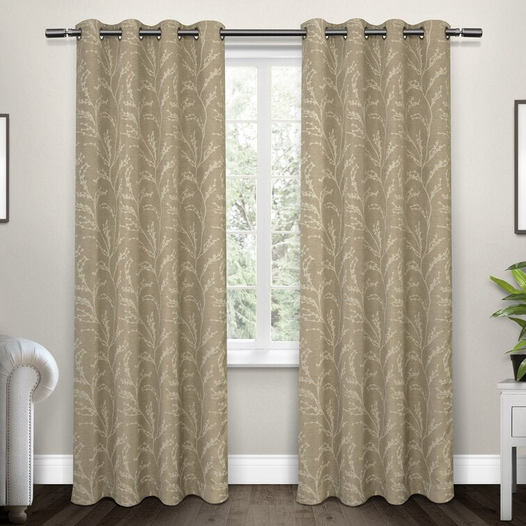 Bellicent Polyester Room Darkening Curtain Pair (Set of 2) 52" W x 96" L
