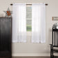 Bloomberg 100% Cotton Sheer Curtain Pair (Set of 2) 63" X 63"