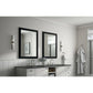 Rectangular Standard Float Mount Modern & Contemporary Bathroom / Vanity Mirror