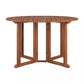Corliving Miramar Hardwood Outdoor Drop Leaf Table - In Cinnamon Brown