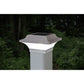 Imperial Solar Post Cap - White With 3"x3" Adaptor