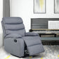Ergonomic Recliner Chair Breathable Fabric Manual Single Chair - Dark Gray