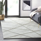 Middlesex Geometric Area Rug in Grey 7'9" X 10'2"
