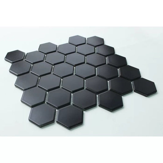 Value Series 2" x 2" Straight Edge Porcelain Mosaic Sheet Floor Tile