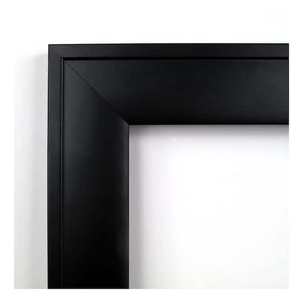 Nero 32 in. W x 26 in. H Framed Rectangular Beveled Edge Bathroom Vanity Mirror