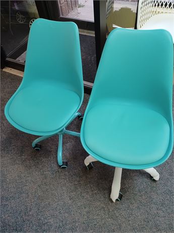 Cauldwell Task Chair Frame - Blue. Set of 2
