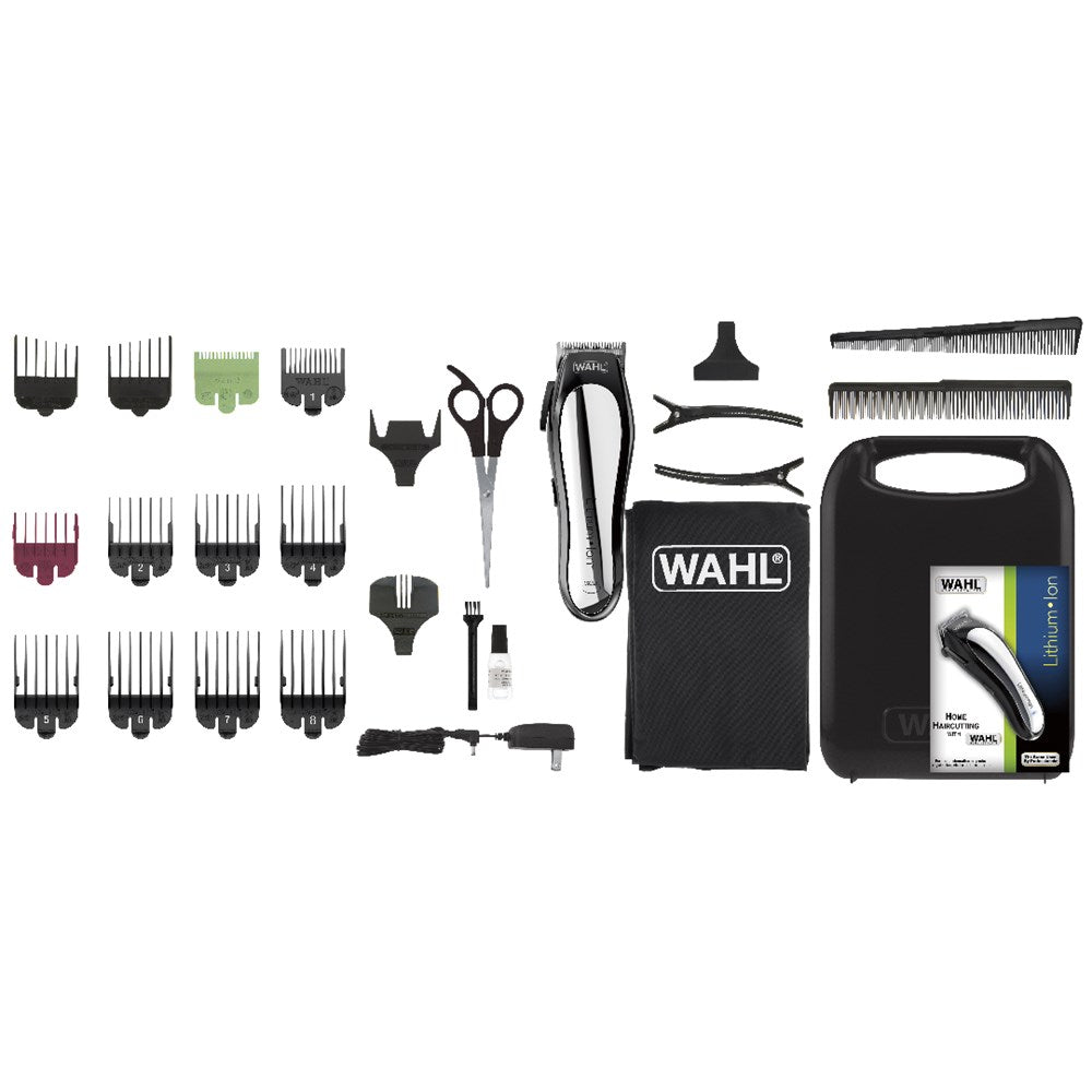 Wahl Lithium Pro Cordless Haircut & Touch up Kit with case (26 pieces)