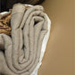 Vedika Geometric Handmade Tufted Wool Area Rug in Beige/Gray