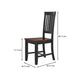 Scottsbury Black Wood Dining Chair (Set of 2) (16.7 in. W x 38.7 in. H)