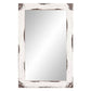 Medium Rectangle White Mirror (23.5 in. H x 36 in. W)