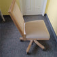 Linon Rhea Polyester Blend Upholstered Swivel Side Chair (1 Chair)