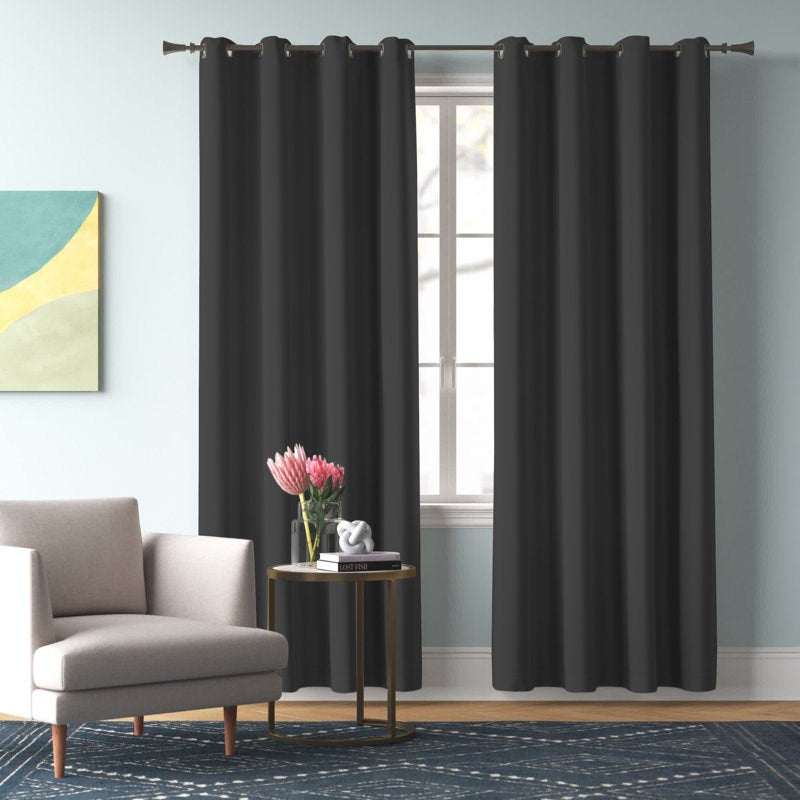 Blackout Thermal Grommet Curtain Panels 52" X 84"