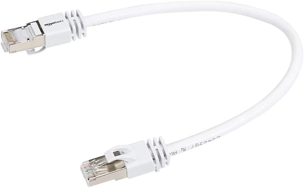 Amazon Basics Cat 7 High-Speed Gigabit Ethernet Patch Internet Cable 1Ft, 5 Pack
