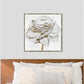 Signature White Gold Peony by Oliver Gal - Picture Frame Graphic Art 20" X 20"