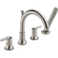 Delta Trinsic Roman Tub with Hand Shower Trim, Chrome (Valve not included)